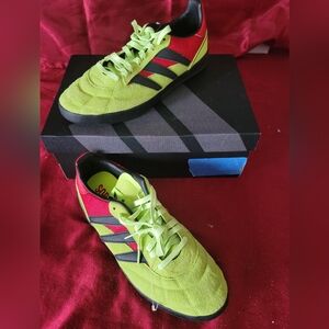 Adidas Sobakov P94 EE5640 Men's size 10 Neon Green Suede Black Red Low Shoes BMX